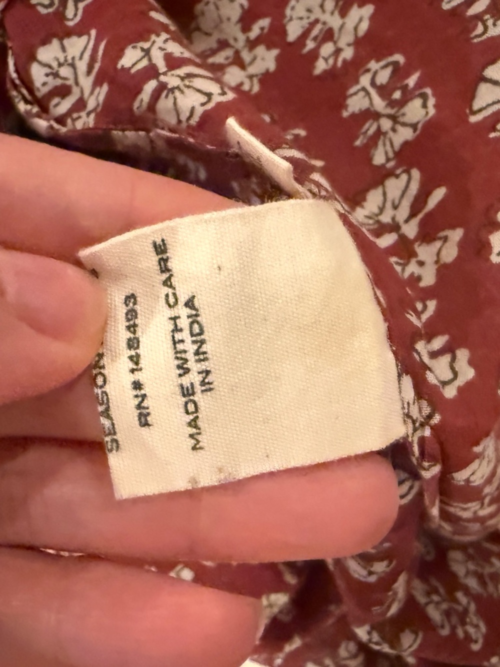 Doen red dress - size medium - Picture 5 of 6